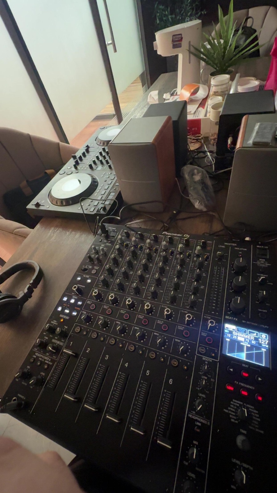 Controller, mixer, monitors. Selection is the whole craft.